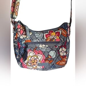 Vera Bradley Tropical Evening Quilted Pattern Crossbody Purse